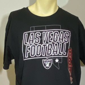 NFL LAS VEGAS FOOTBALL RAIDERS men XL tee shirt black